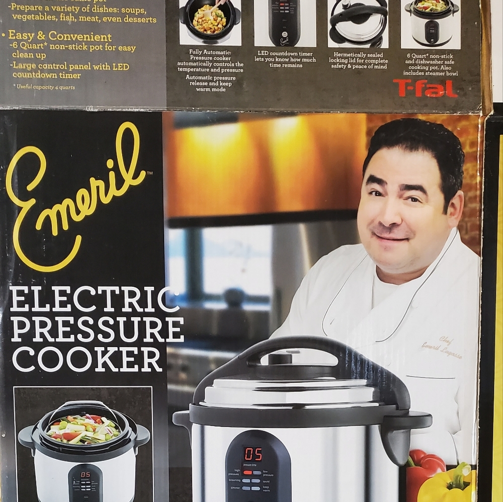 Emeril Electric Pressure Cooker - 6 Quart